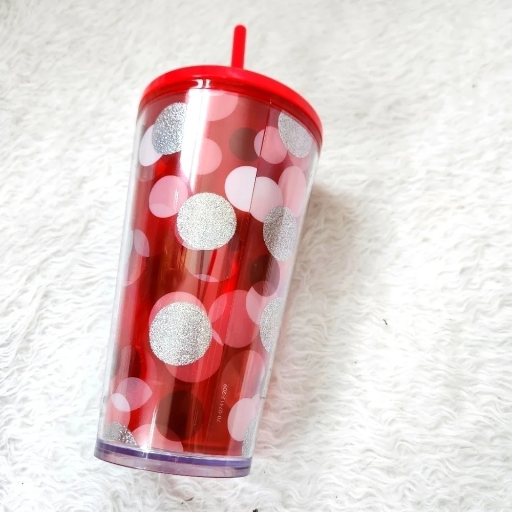 Starbucks 16oz 2019 Glitter Dot Holiday Tumbler